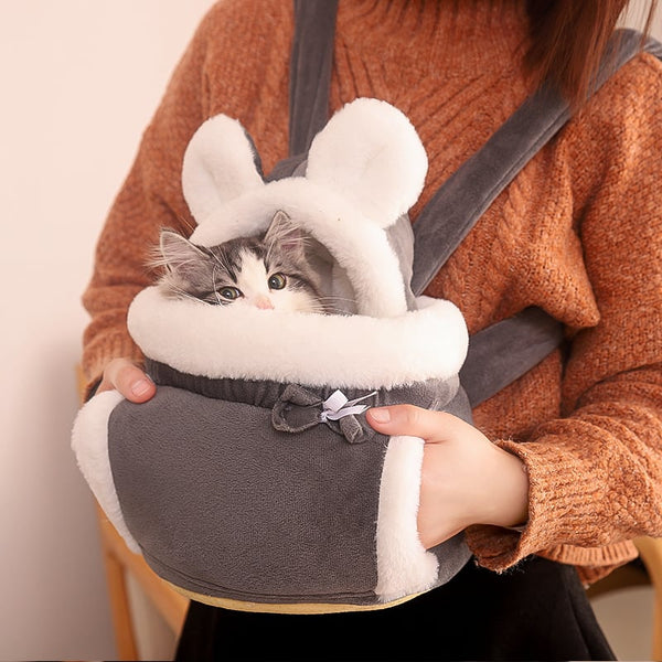 Mon Baby Chat - Sorties félines en toute élégance : Le sac de transport parfait pour votre chaton 🐾