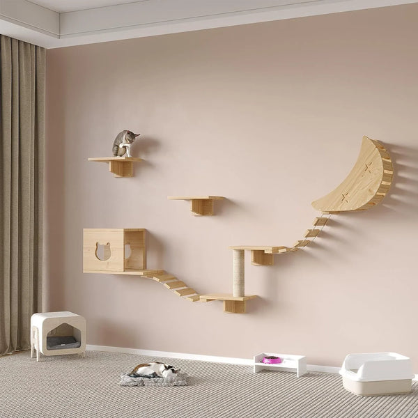 Offrez à votre chat un espace d’escalade élégant et fonctionnel avec MoonNest 🌙🐾