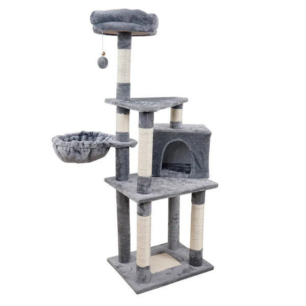 Confort – Arbre à chat : l’équilibre parfait entre détente et amusement pour votre félin 🐾🛋️