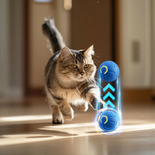 🐱 Offrez à votre chat une stimulation intelligente avec la balle électronique interactive