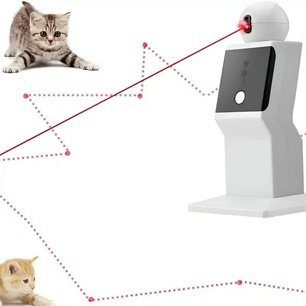 Stimulation, jeu et chasse : pourquoi un jouet laser intelligent est idéal pour votre chat 🐾🔦