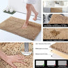 Chenille Soft Plush Bath Mat Super Absorbent Washable Non Slip Bathroom Comfortable Carpet for Shower Toilet Doormat Floor Rugs