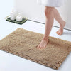 Chenille Soft Plush Bath Mat Super Absorbent Washable Non Slip Bathroom Comfortable Carpet for Shower Toilet Doormat Floor Rugs