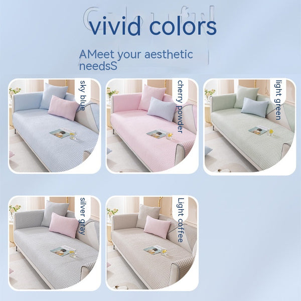 Summer Ice Silk Simple And Refreshing Sofa Cover