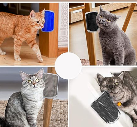 Brosse Autonettoyante et Arché de Toilettage pour Chats