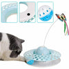 Jouet Automatique Électrique pour Chat - Papillon et Balle Rotatifs