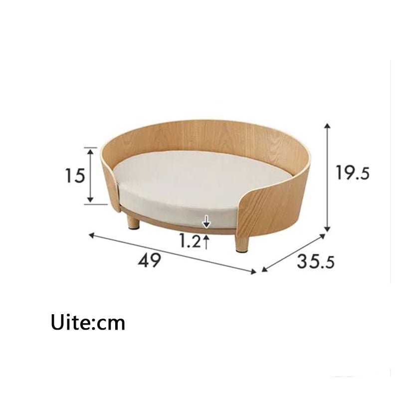 Niche en Bois pour Chats - Bois de qualité, solide et durable