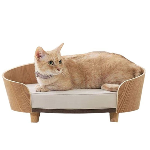 Niche en Bois pour Chats - Bois de qualité, solide et durable