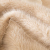Mink Fur Light Luxury Cream Style Sofa Cushion Winter Thickened Fleece New