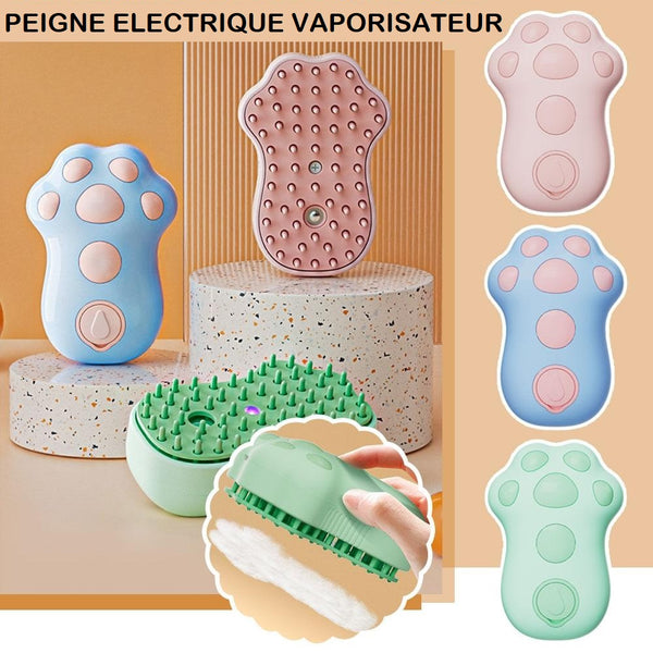 Peigne Électrique Vaporisateur pour Chats - Accessoire de Toilettage Innovant