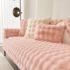 Thickened Rabbit Plush Sofa Cushion Wholesale Winter Thermal Non-slip Sofa Cushion