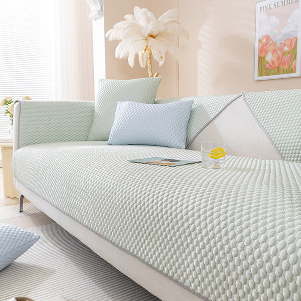 Summer Ice Silk Simple And Refreshing Sofa Cover