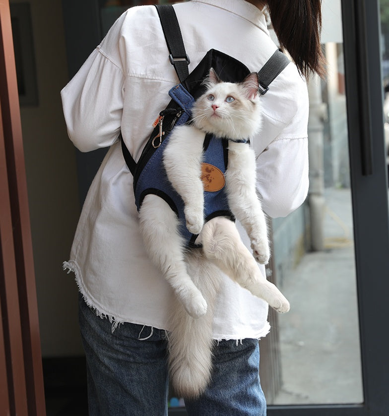Sac Kangourou pour Chat – Emmenez votre Félin Partout avec Confort et Sécurité !