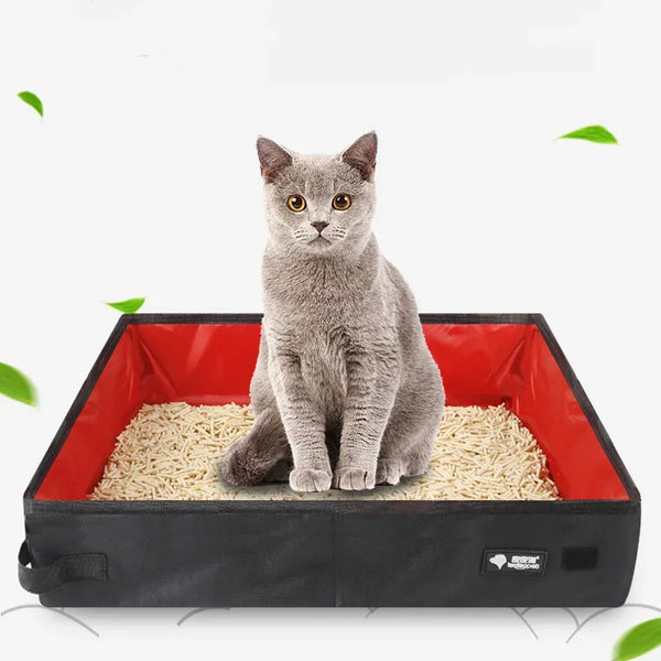 Litière de Voyage - La litière pliable parfaite pour votre chat !