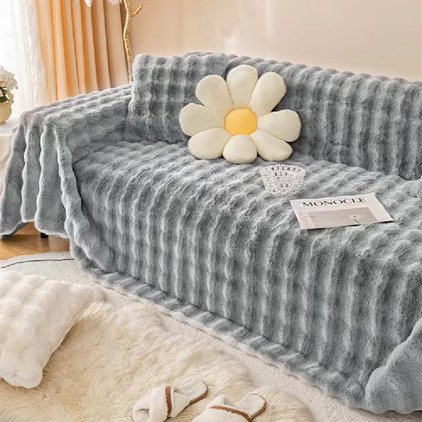 New Thickened Plush Sofa Cover