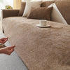 Waterproof To Prevent Leakage Of Urine Chenille Solid Color Sofa Cushion Straight Row Universal Three-seat Cover Cloth Cushion