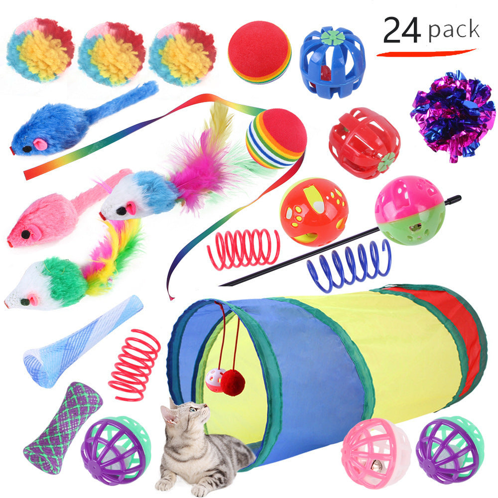 Coffret Jouets pour Chat – Pack de 24 jouets pour un Chat Heureux !