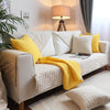 Cotton sofa cushion solid color
