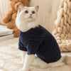 Pull d'hiver pour chat tricoté - Collection 2025