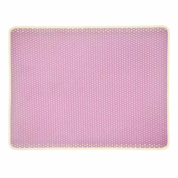 Cat Litter Mat,Double Layer Trapping Litter Box Mat,Waterproof, Urine Proof, Kitty Litter Mat,Easy Clean, Scatter Control