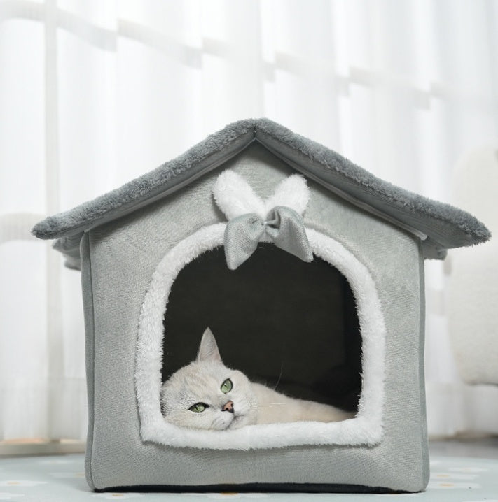 Maison d’Hiver Douillette pour Chat