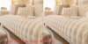 Winter Thickened Rabbit Plush Modern Sofa Cushion