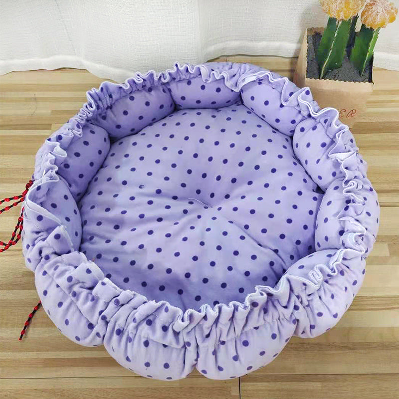 Panier Rond pour Chaton - Un Nid Douillet pour un Repos Optimal