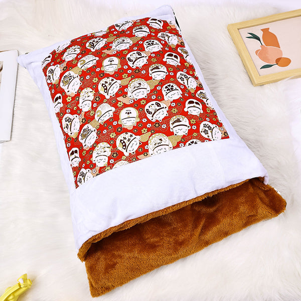 COUETTE ET OREILLER - Sac de Couchage pour chat Chaud et Douillet