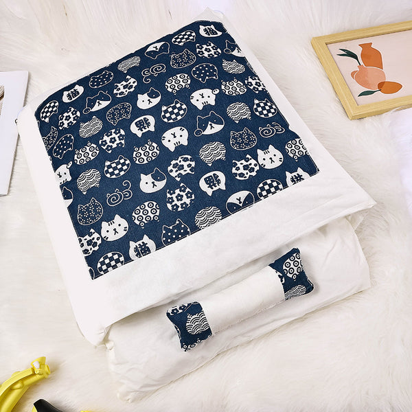 COUETTE ET OREILLER - Sac de Couchage pour chat Chaud et Douillet