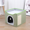 Lit en lin - Tabouret sisal pour chat - Triple utilisation