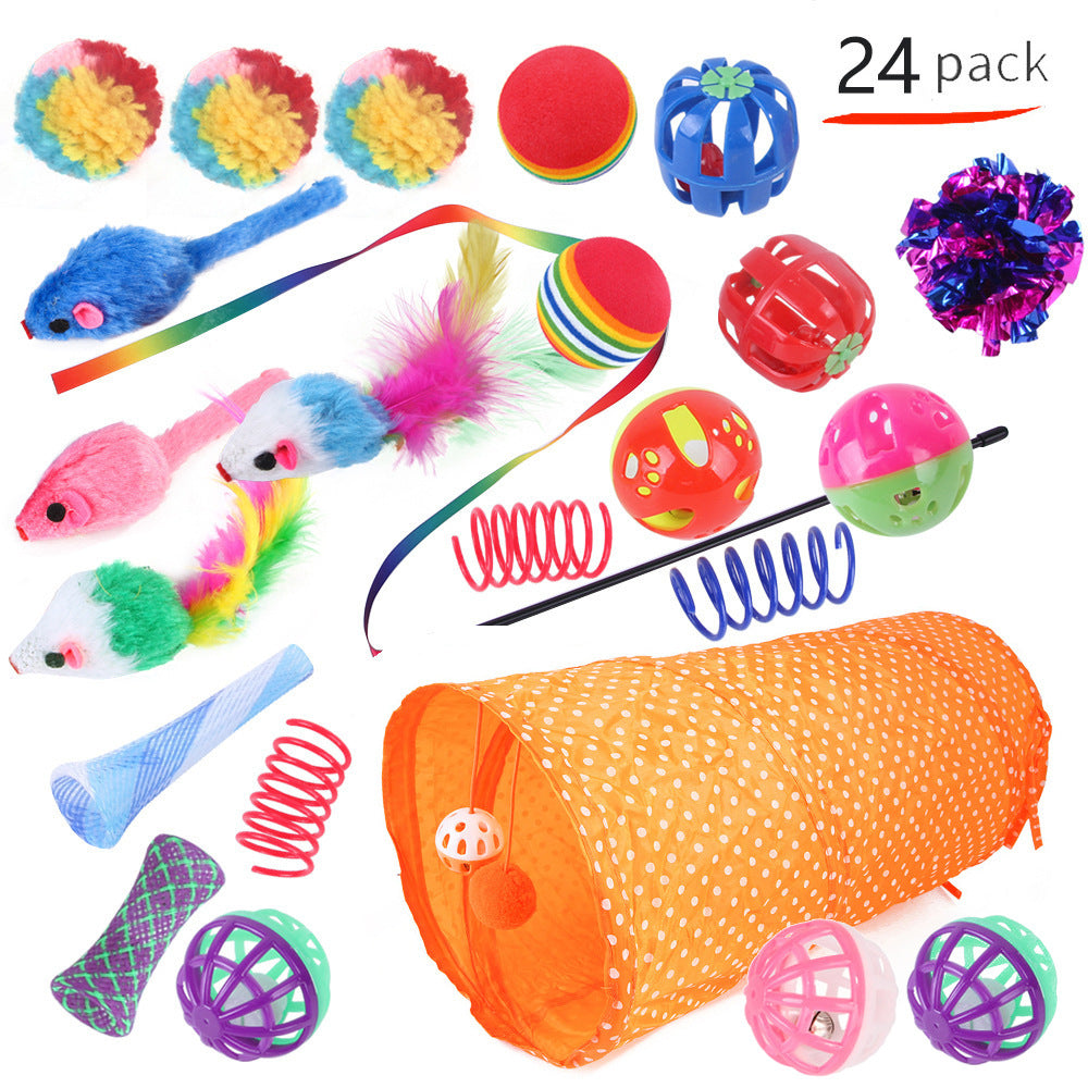 Coffret Jouets pour Chat – Pack de 24 jouets pour un Chat Heureux !