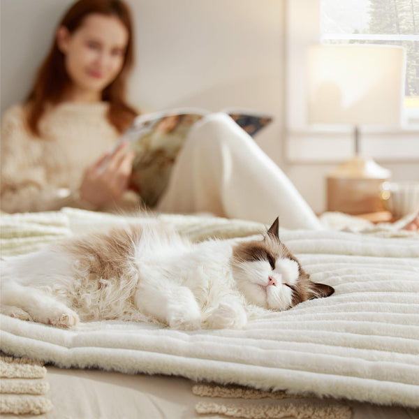 Tapis thermique extra chaud pour chat intérieur et extérieur, antidérapant