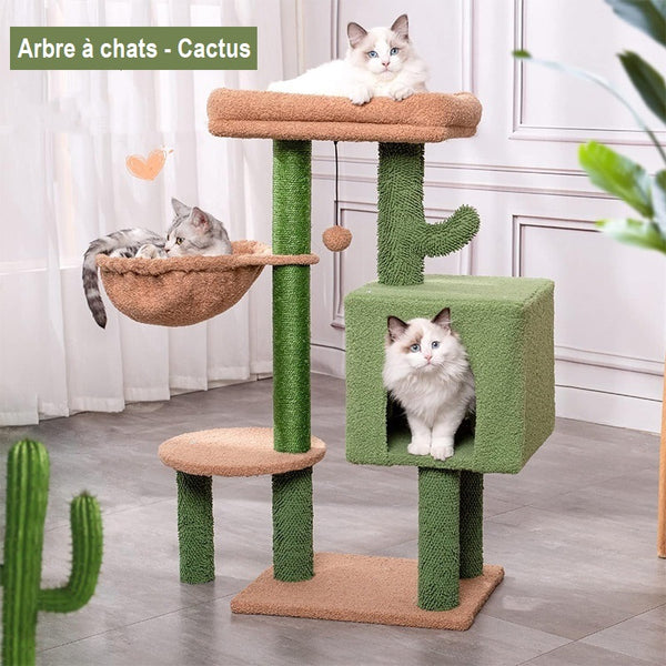 Arbre à Chat HAMAC - L'Allié Idéal pour les chats Joueurs et Actifs