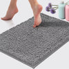 Chenille Soft Plush Bath Mat Super Absorbent Washable Non Slip Bathroom Comfortable Carpet for Shower Toilet Doormat Floor Rugs