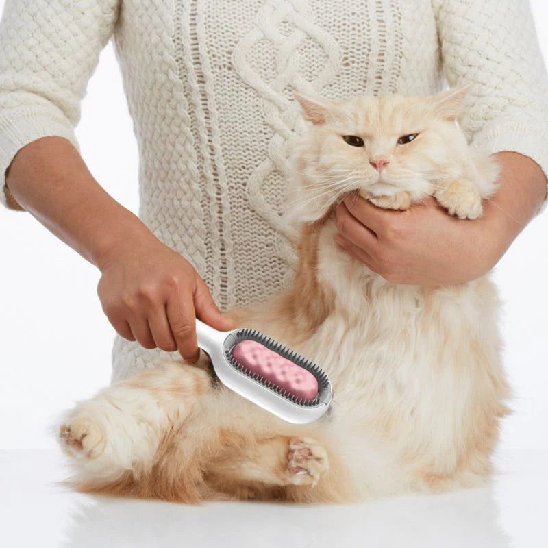 MAGICBRUSH - Brosse ultime pour poils de chat  - 3 en 1 avec réservoir d'eau