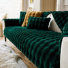 Rabbit Plush Sofa Cushion Winter Thickened Fleece Simple