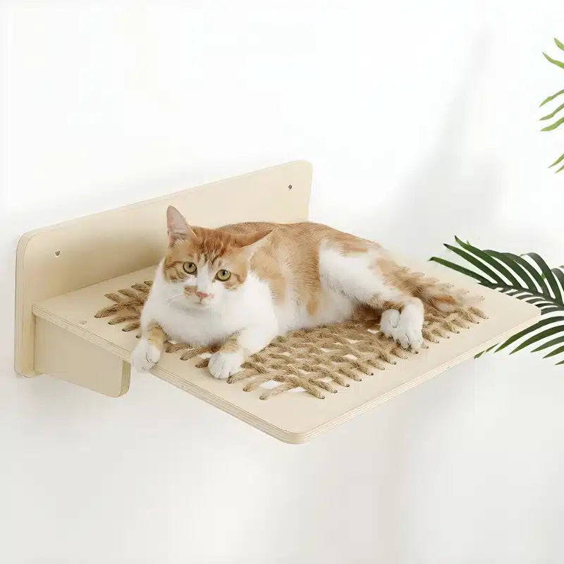 Lit Suspendu pour Chat en corde de chanvre respirante