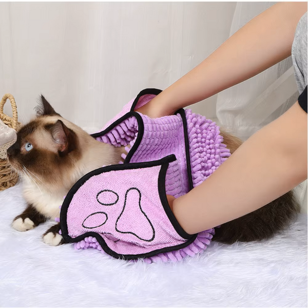 KITTYCLEANY - Serviette Super Absorbante pour  Chats