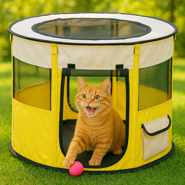 Parc pour Chat - Sécurité, Confort et Espace de Jeu !