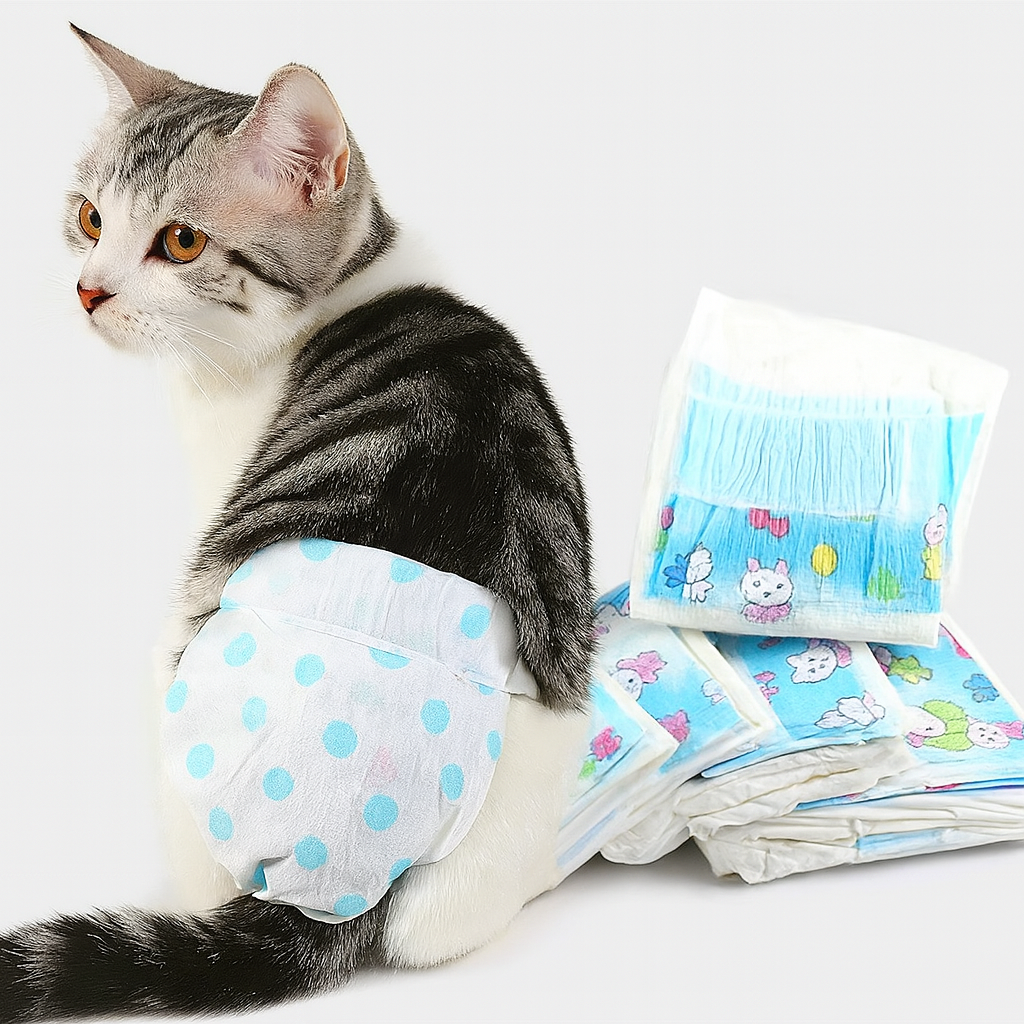 Lot de Couches pour Chat – Hygiène et Confort au Quotidien !