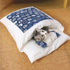 COUETTE ET OREILLER - Sac de Couchage pour chat Chaud et Douillet