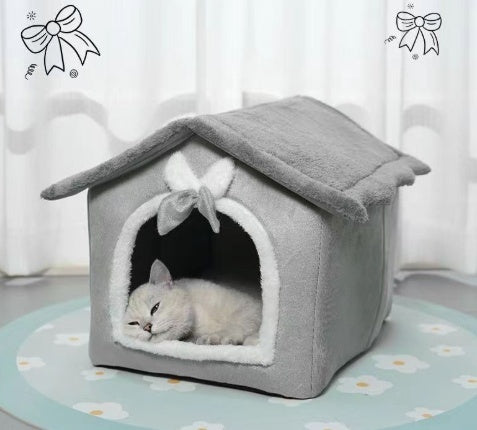 Maison d’Hiver Douillette pour Chat