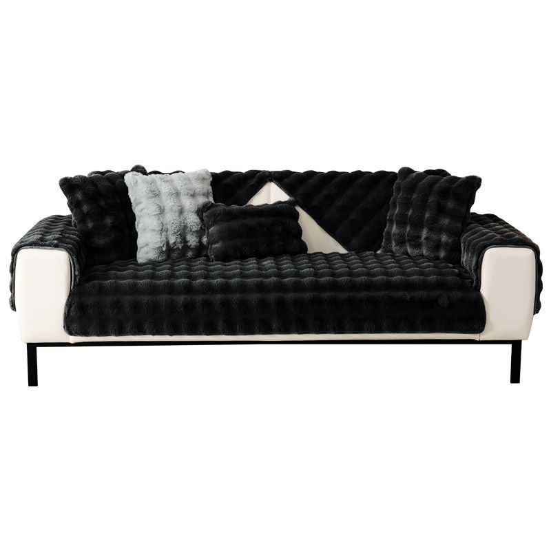 Rabbit Plush Sofa Cushion Winter Thickened Fleece Simple