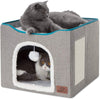Lit en lin - Tabouret sisal pour chat - Triple utilisation