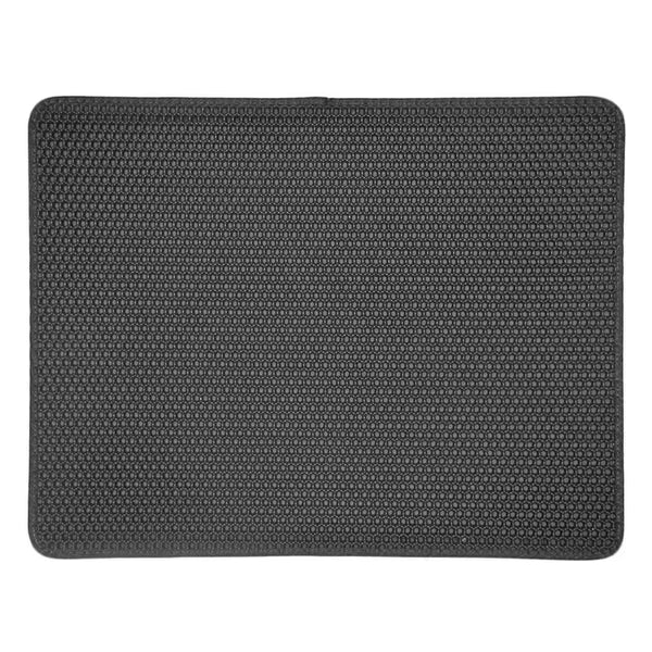 Cat Litter Mat,Double Layer Trapping Litter Box Mat,Waterproof, Urine Proof, Kitty Litter Mat,Easy Clean, Scatter Control