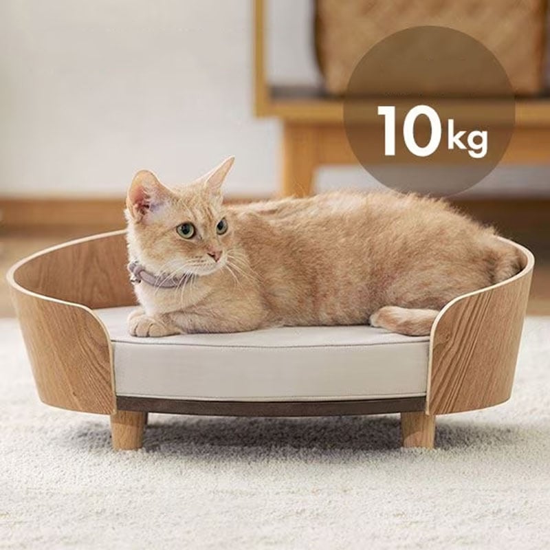 Niche en Bois pour Chats - Bois de qualité, solide et durable