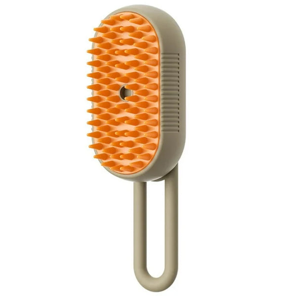 Brosse Vapeur Électrique 3-en-1 pour Chats - Peigne de Massage et Élimination des Poils