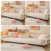 Home Fashion Solid Color Lambswool Sofa Cover