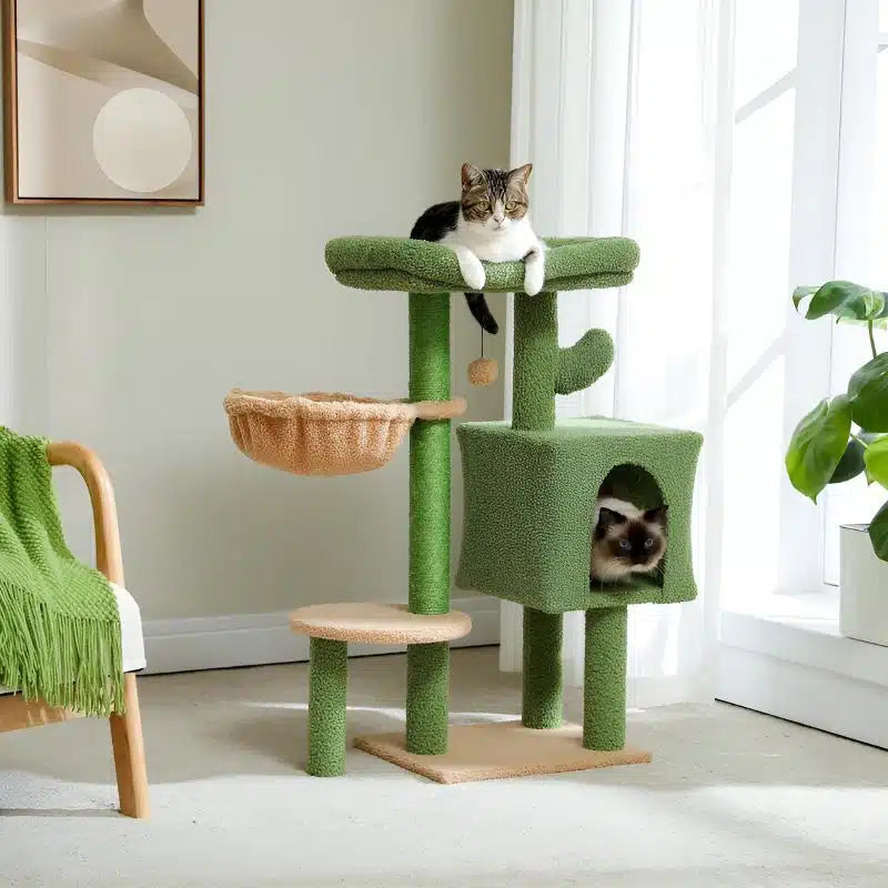 Arbre à Chat HAMAC - L'Allié Idéal pour les chats Joueurs et Actifs