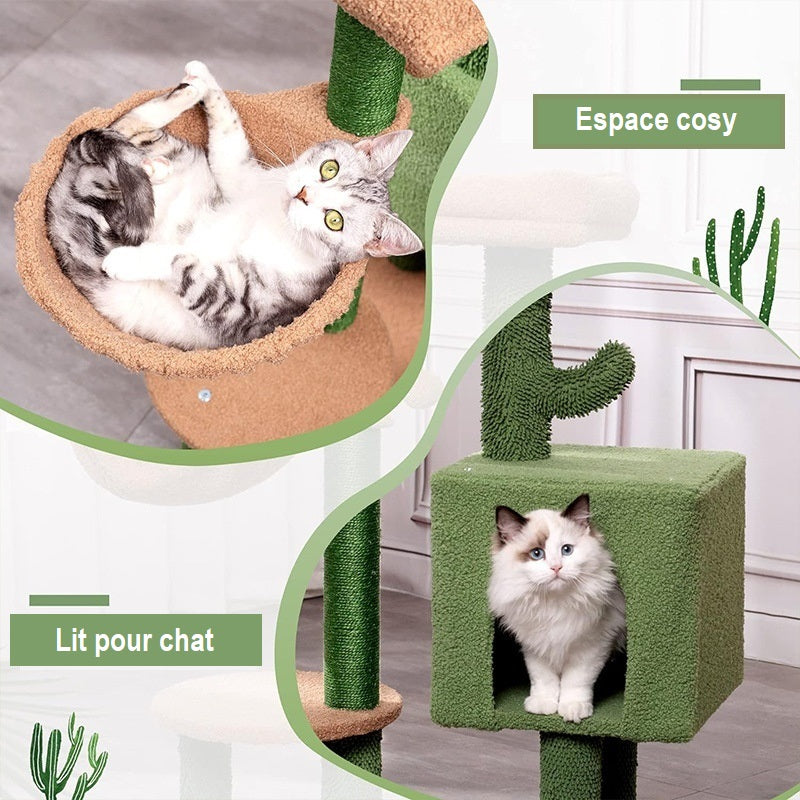 Arbre à Chat HAMAC - L'Allié Idéal pour les chats Joueurs et Actifs